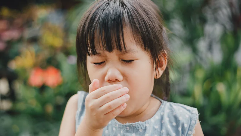 Winter asthma in child
