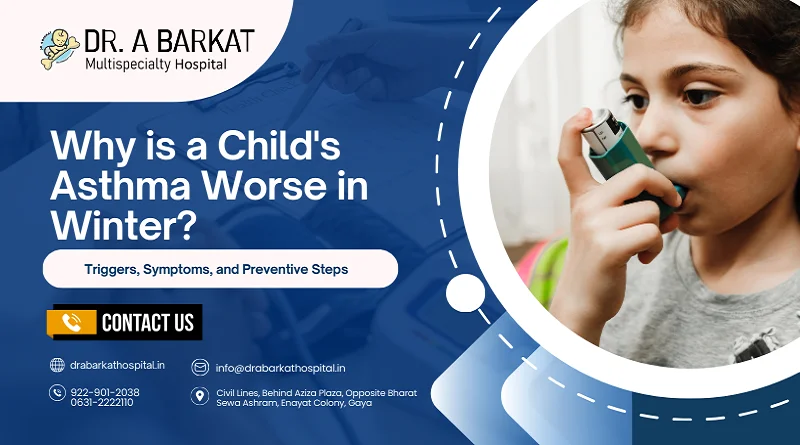 child's asthma worse in winter