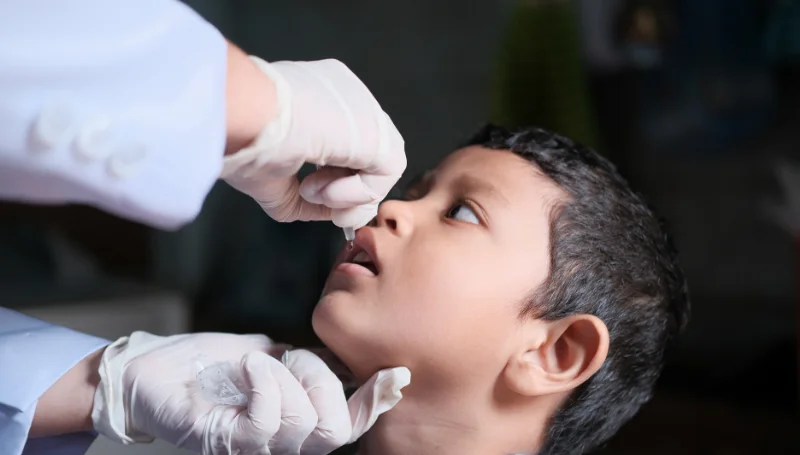 paediatric vaccination in Gaya