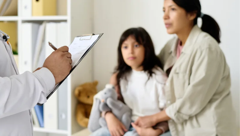 Typhoid treatment for children