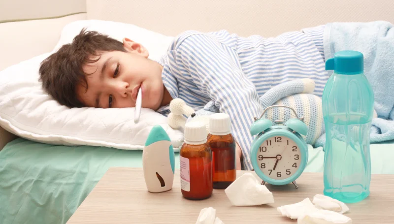 typhoid fever in children