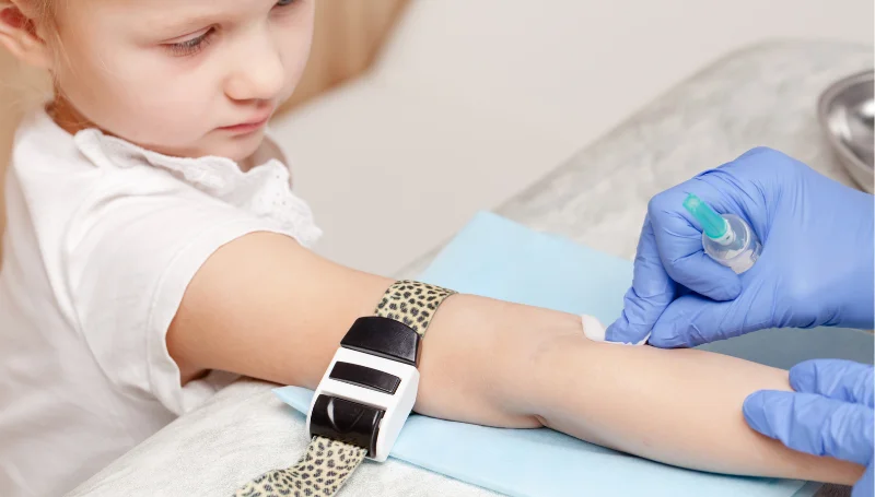 child blood test